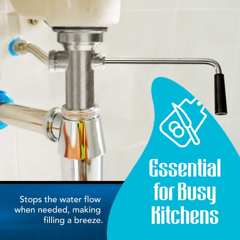 STEADYKLEEN - Rotary Twist Drain Handle for Commercial Sink, Controls Drain Stopper, Replaces Old Handles - Image 4